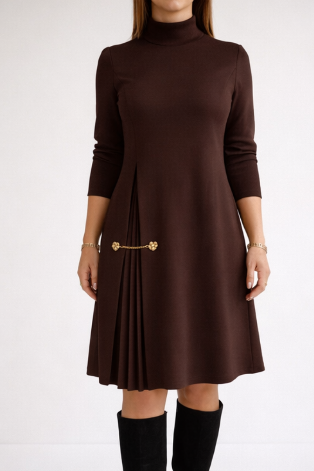 Elegantes Kleid mit bequemem Fall