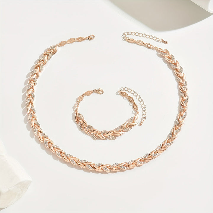 Sofie | Elegantes Glas-Rhinestone-Fischschwanz-Set