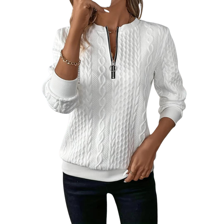 Eleganter Stilvoller Strickpullover