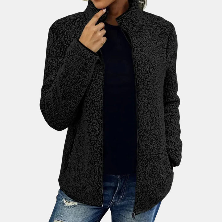 Sureena Lässige Vlies Jacke