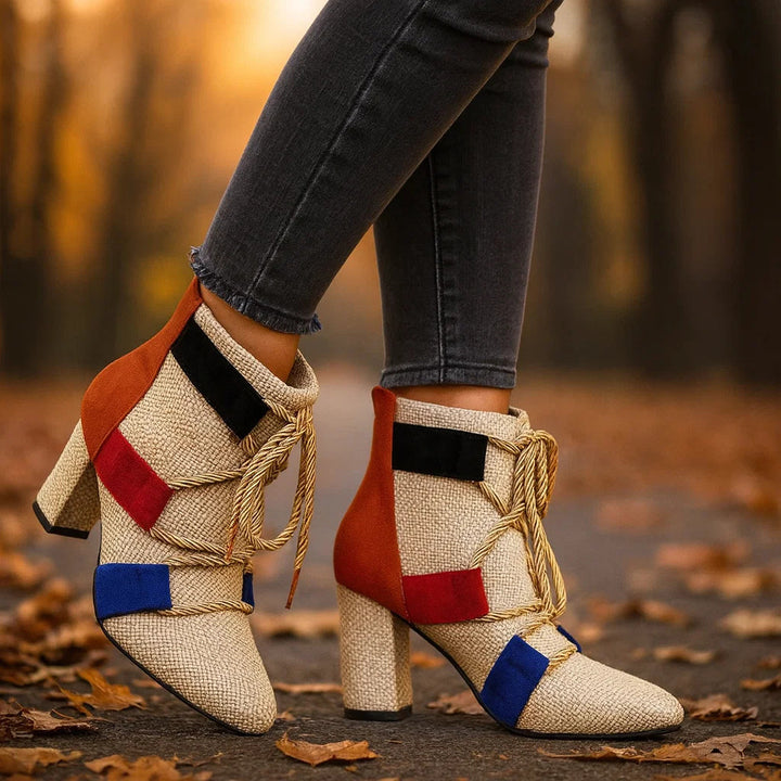 RAYA SEIL-SCHNÜRSENKEL BOOTIES
