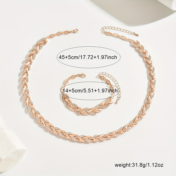 Sofie | Elegantes Glas-Rhinestone-Fischschwanz-Set