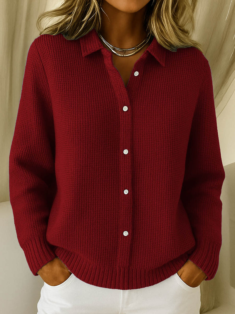 Maeve | Klassische Strickjacke Mit Knopfleiste
