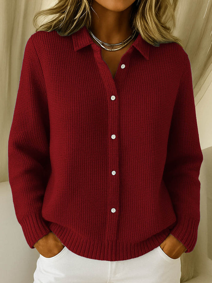 Maeve | Klassische Strickjacke Mit Knopfleiste
