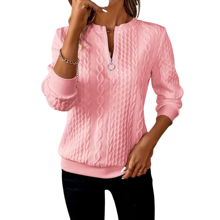 Eleganter Stilvoller Strickpullover