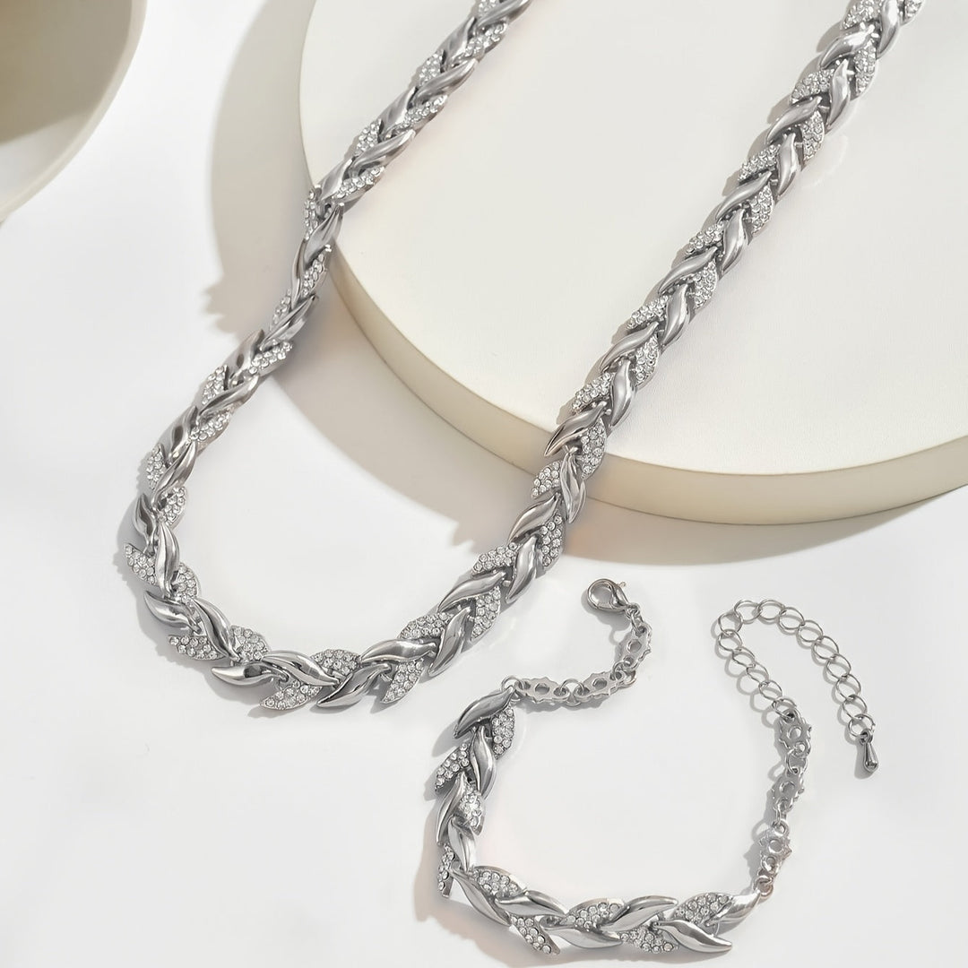 Sofie | Elegantes Glas-Rhinestone-Fischschwanz-Set