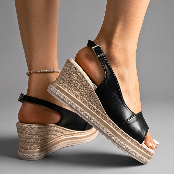 LIVIANA WEDGE-SANDALEN