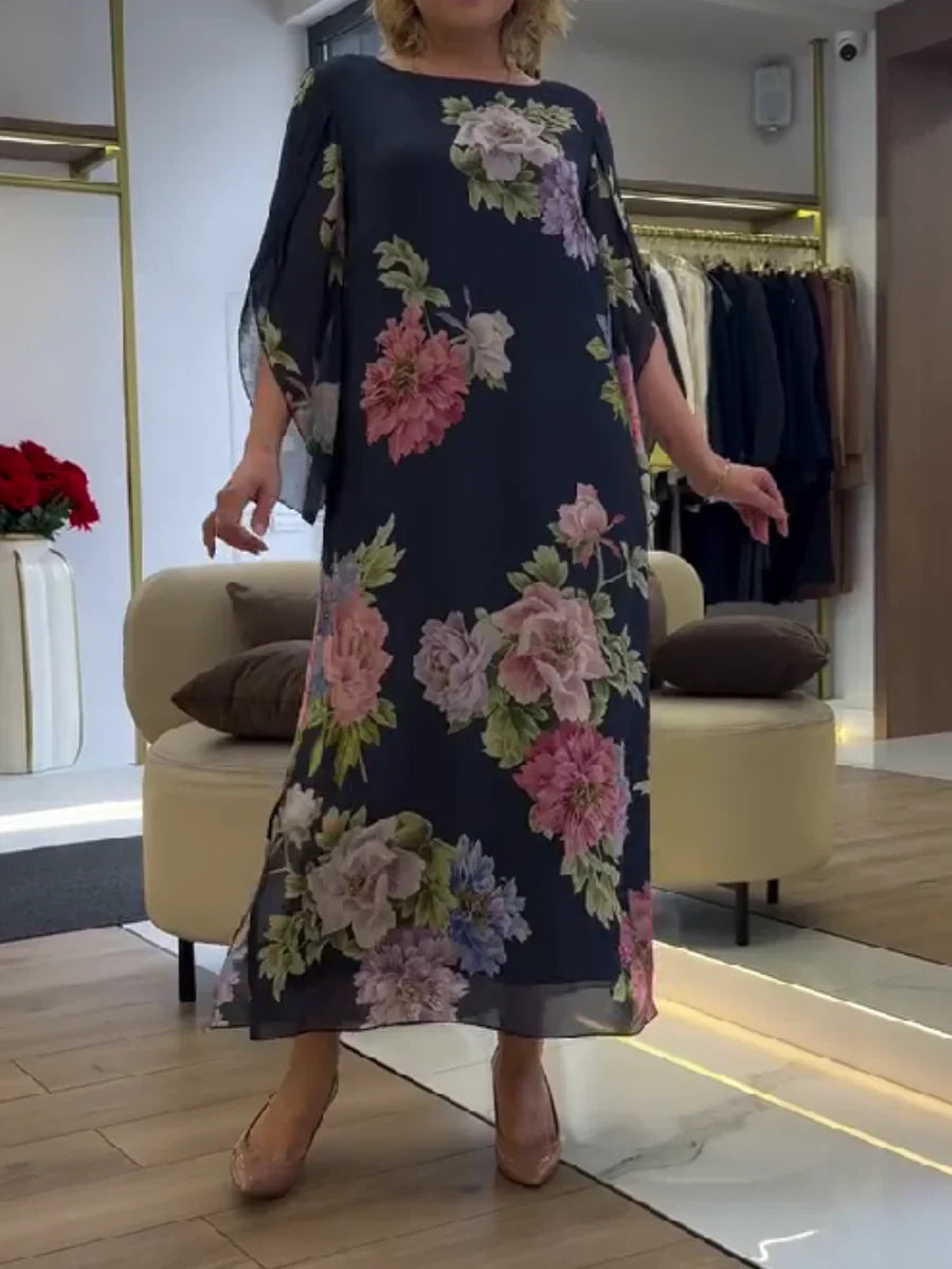 Ava | Maxikleid mit Blumenmuster