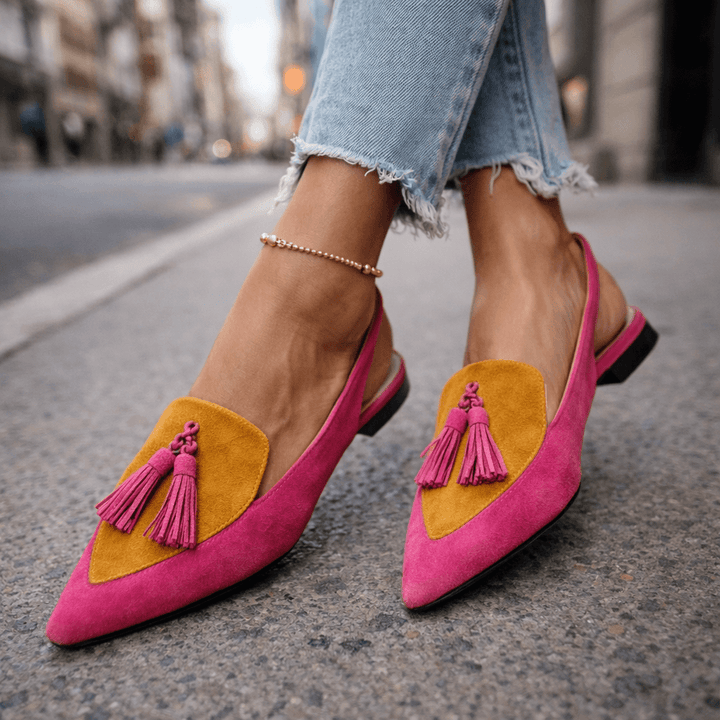 Lorena | Zweifarbige Mules
