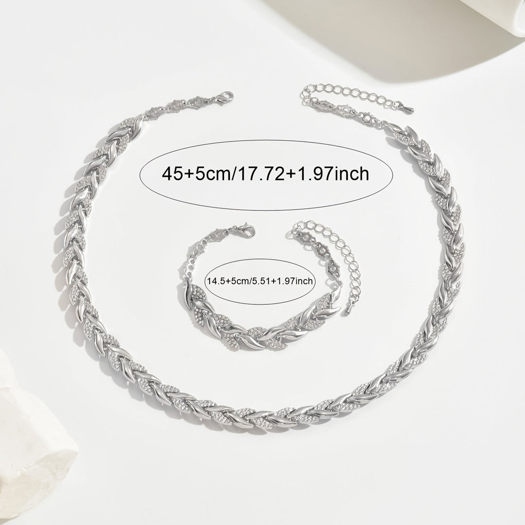 Sofie | Elegantes Glas-Rhinestone-Fischschwanz-Set