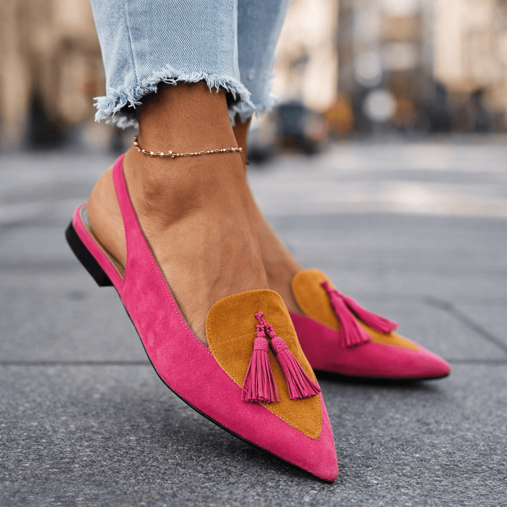 Lorena | Zweifarbige Mules