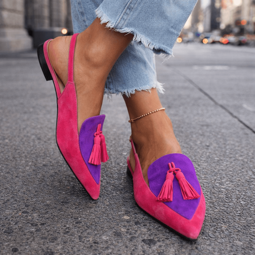Lorena | Zweifarbige Mules