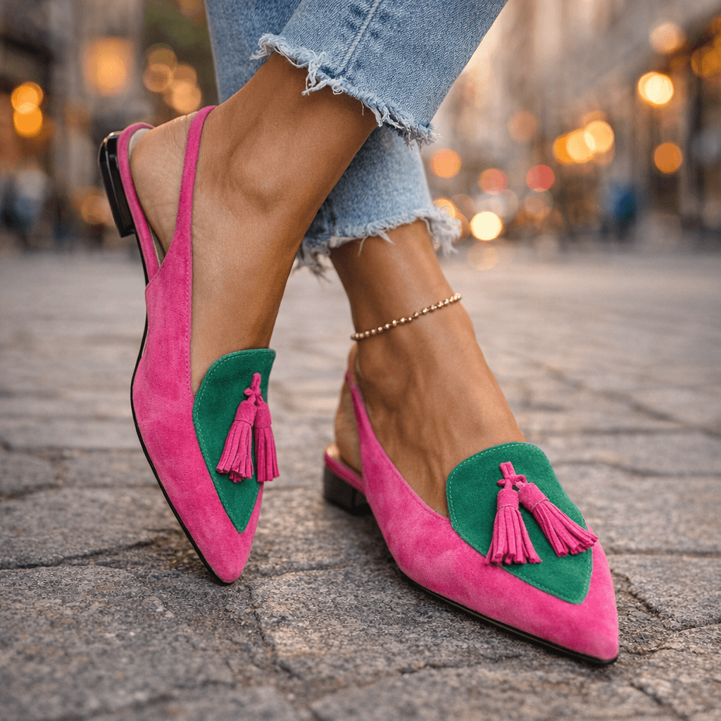 Lorena | Zweifarbige Mules