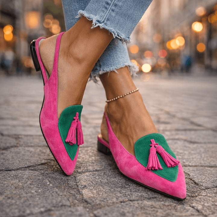 Lorena | Zweifarbige Mules