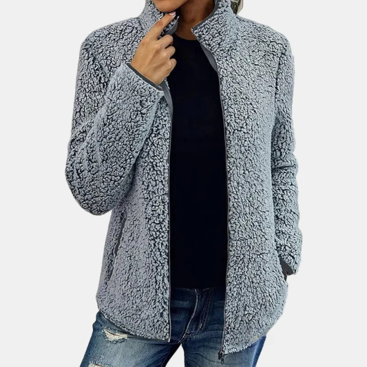 Sureena Lässige Vlies Jacke