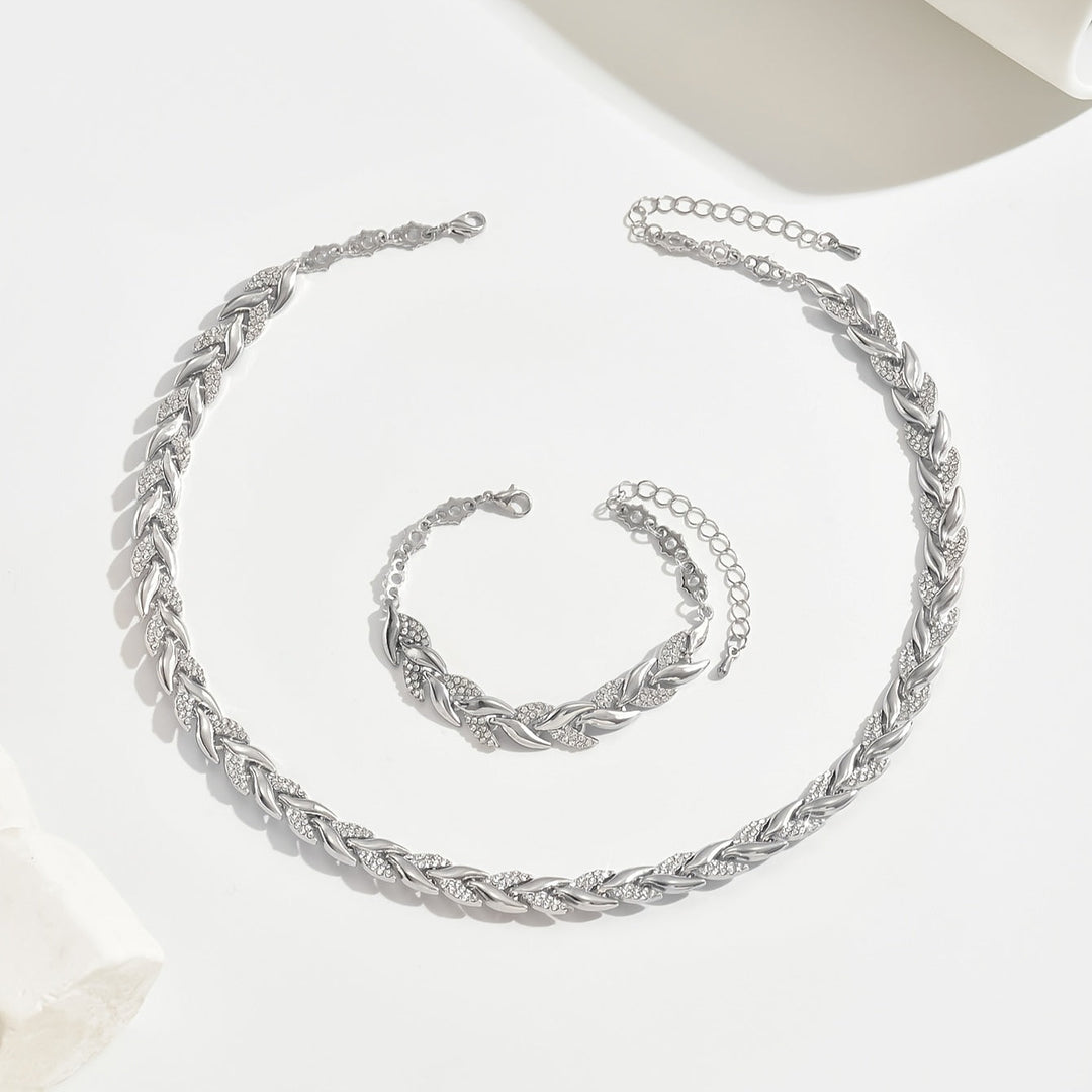 Sofie | Elegantes Glas-Rhinestone-Fischschwanz-Set