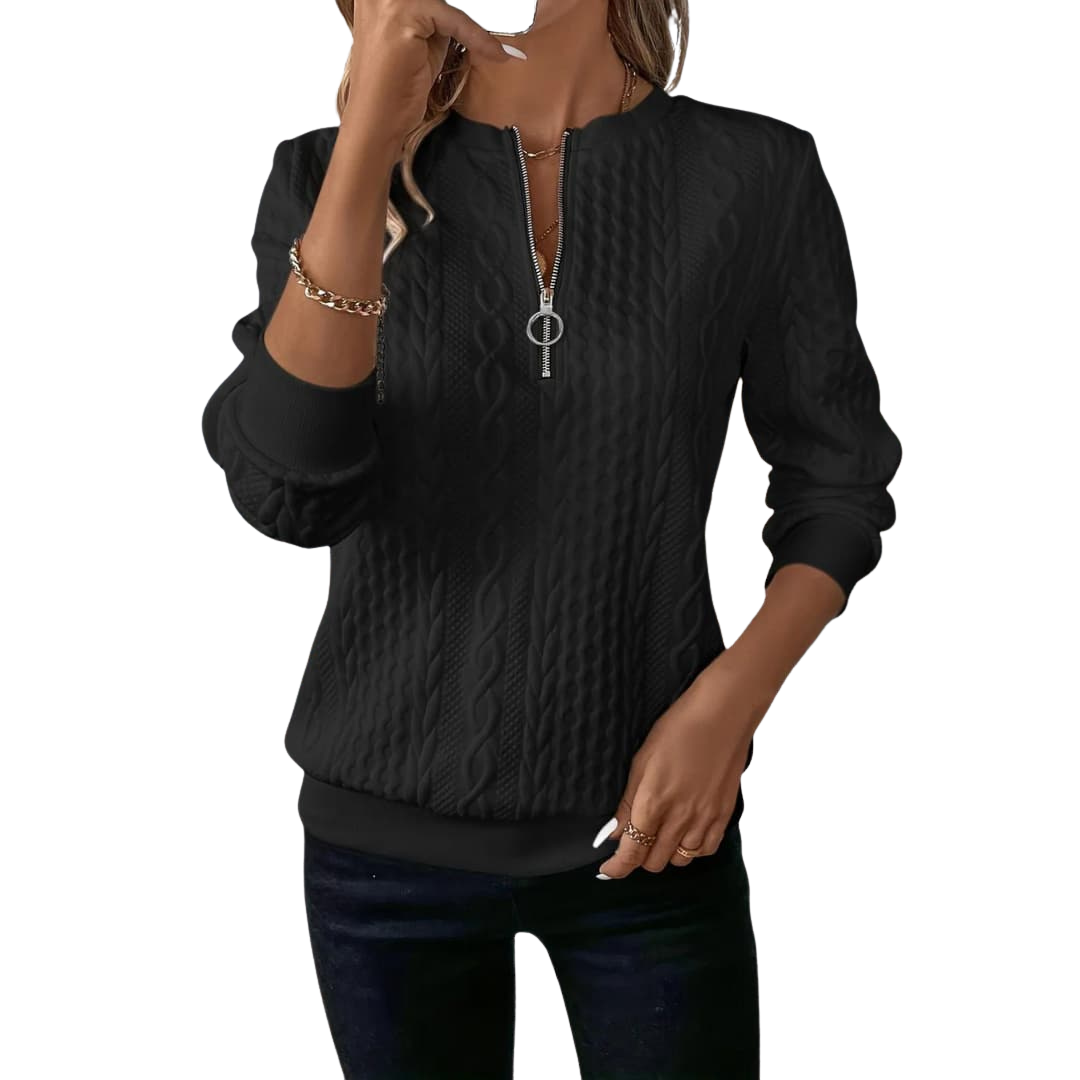 Eleganter Stilvoller Strickpullover