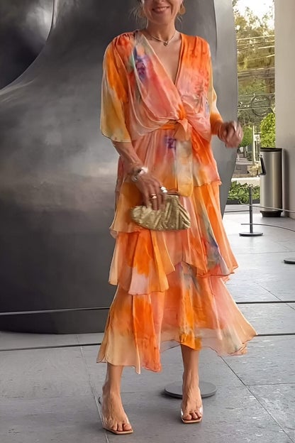 Amalia™ Elegantes Bohemian Maxi Kleid