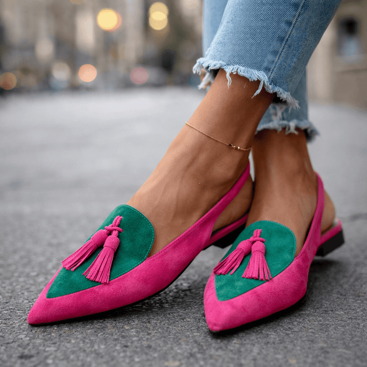 Lorena | Zweifarbige Mules