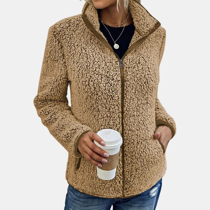 Sureena Lässige Vlies Jacke