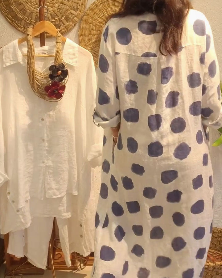 Cassidy™ Schickes Polka Dot Kleid