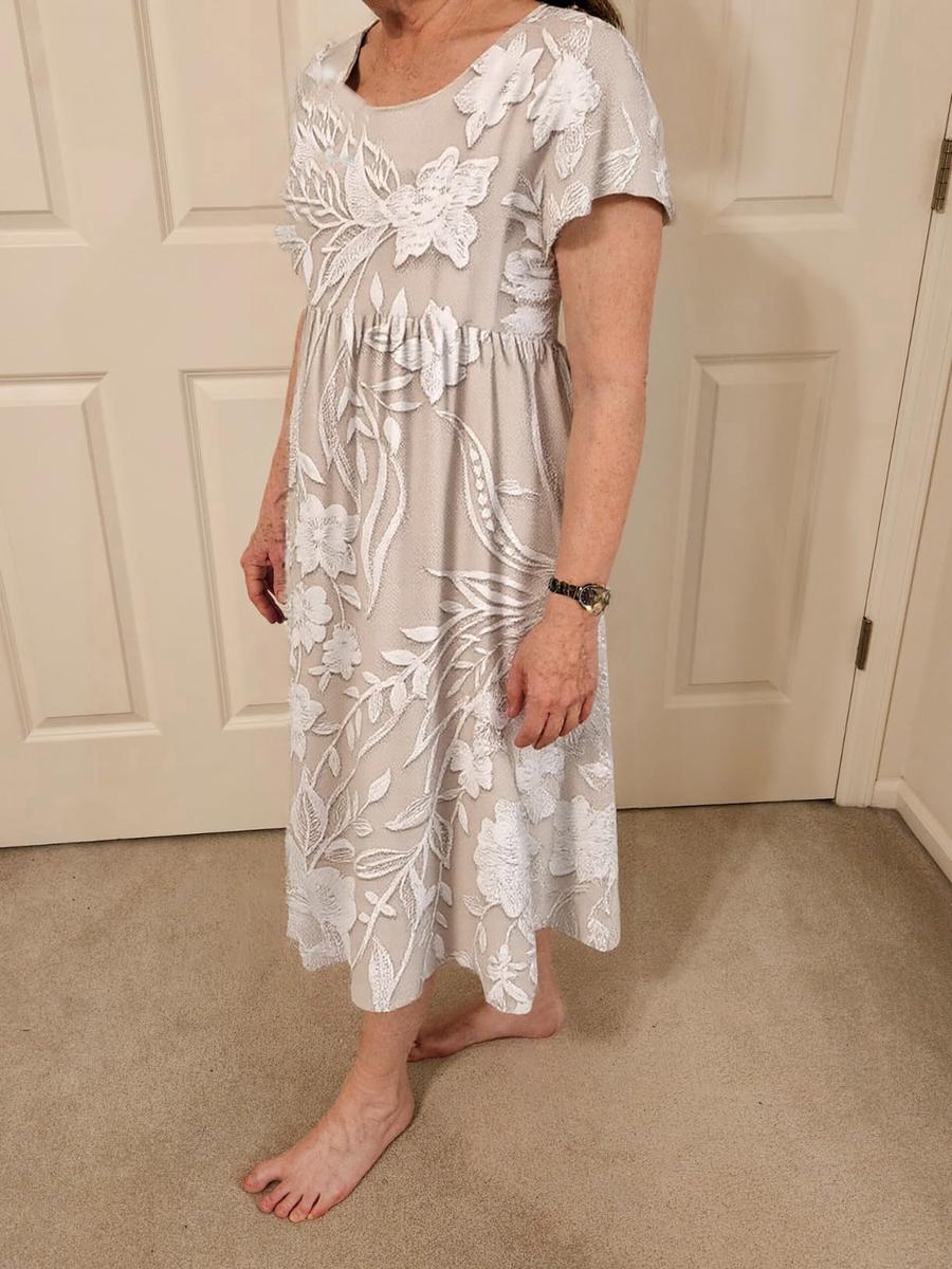 Delilah™ Klassisches Midi-Kleid