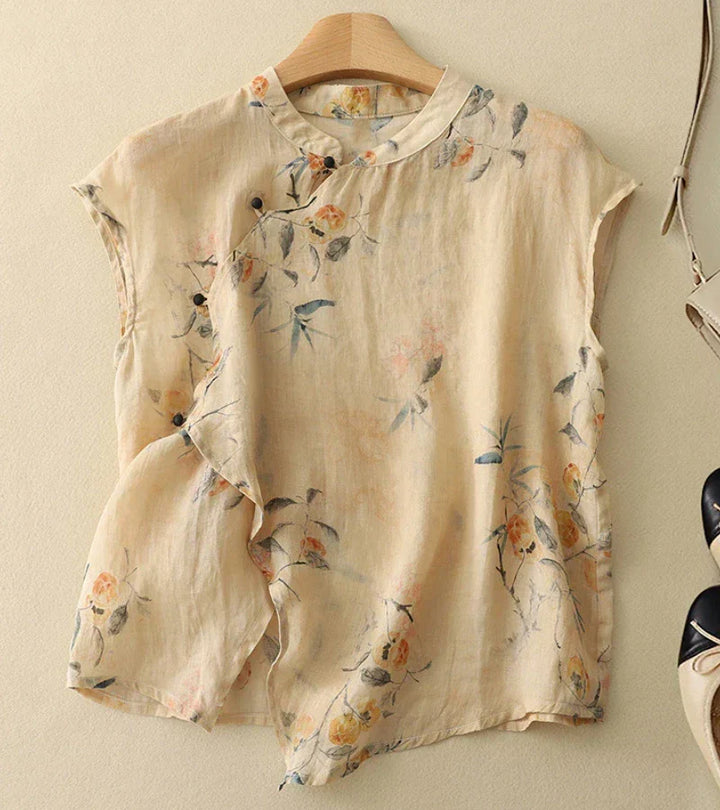 MARA - Vintage Bestickte Bluse