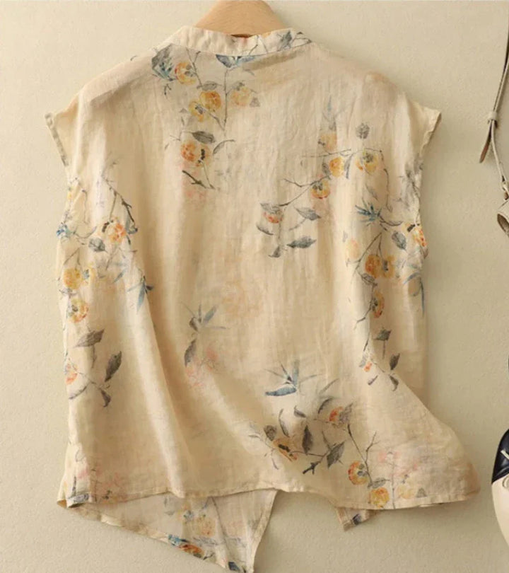 MARA - Vintage Bestickte Bluse