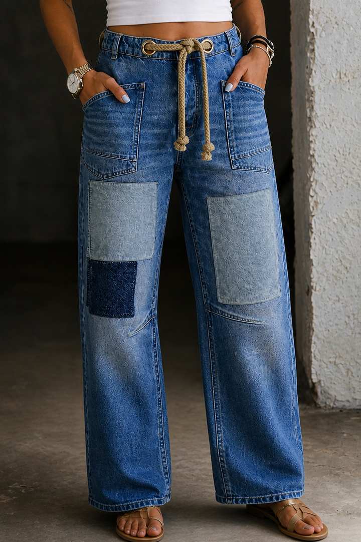 Margaret | Patchwork Joggingjeans
