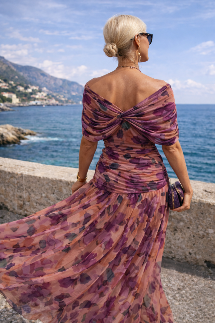 MARELLA | Maxi Kleid mit V-Ausschnitt