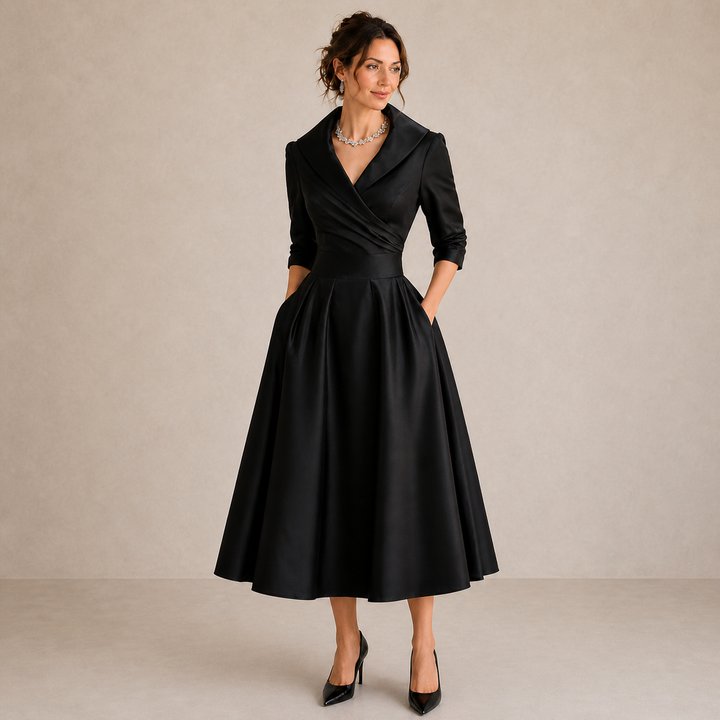 ALICIA | Elegantes Midi-Kleid