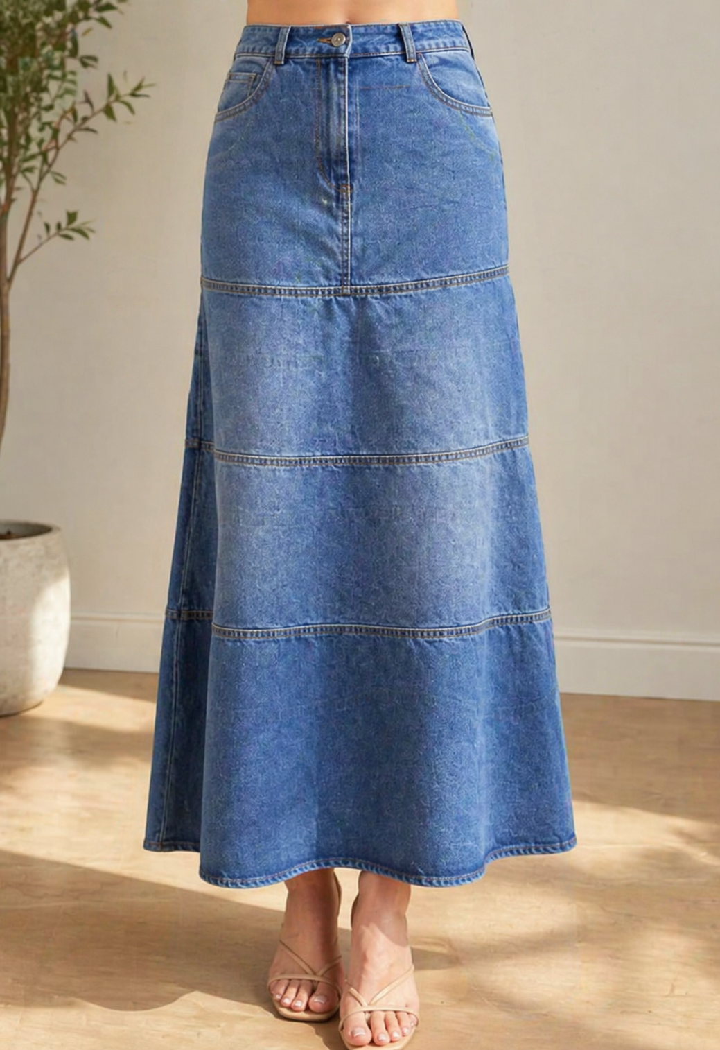 Mary | Mid-Length Denimrock