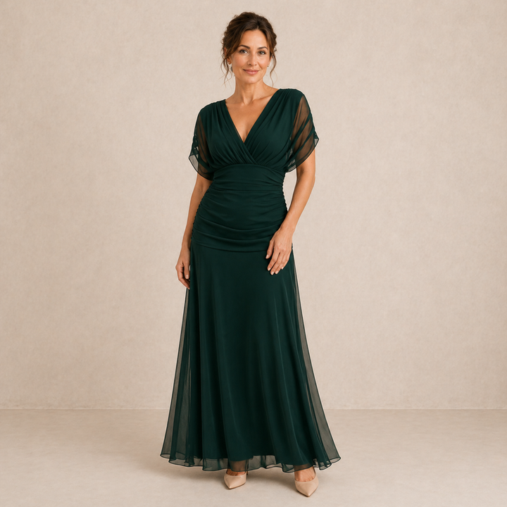 MARELLA | Maxi Kleid mit V-Ausschnitt