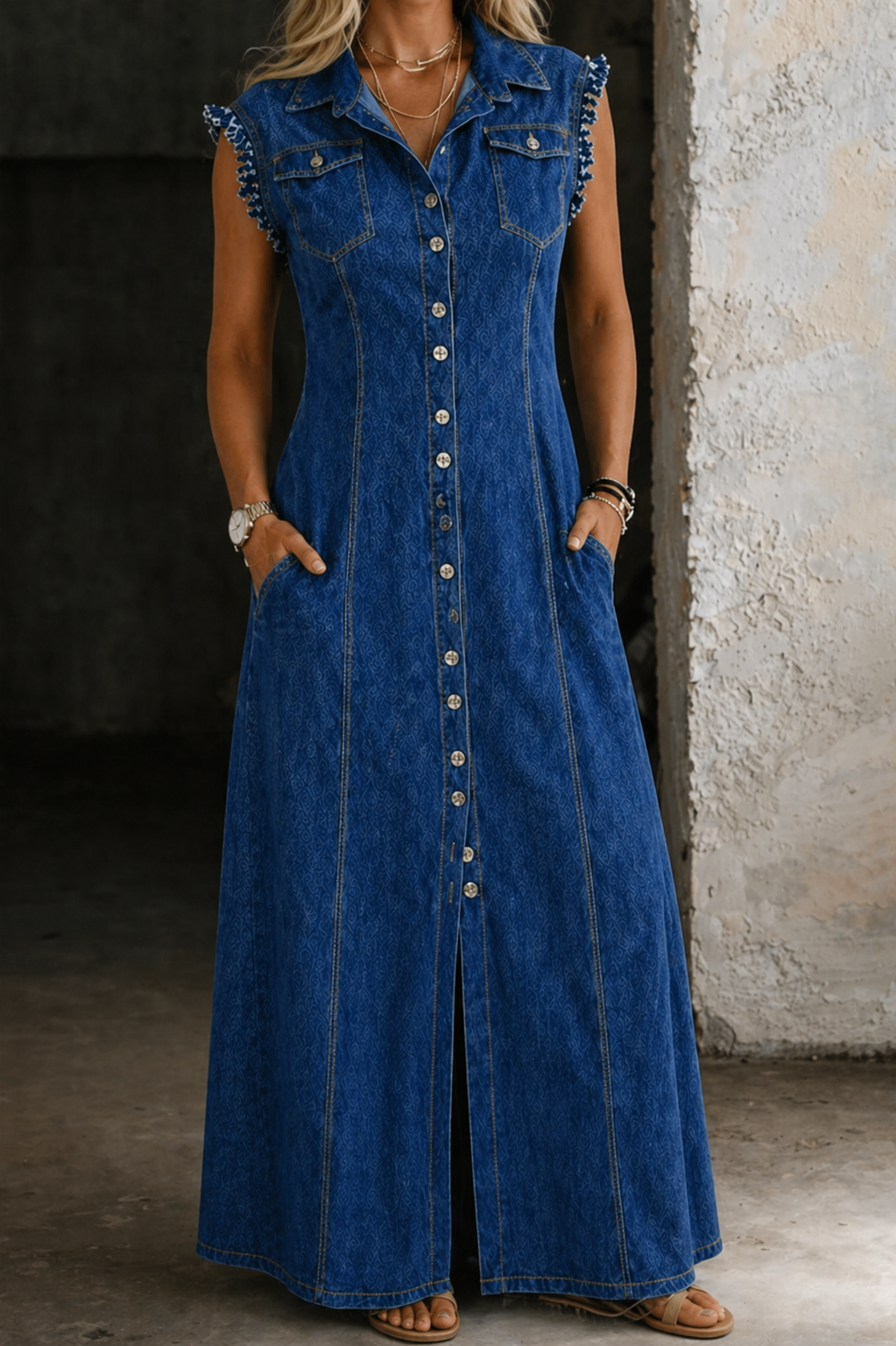 Liora | Plus Size Denimkleid