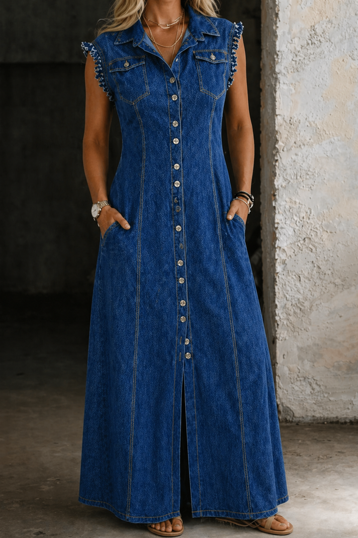 Liora | Plus Size Denimkleid