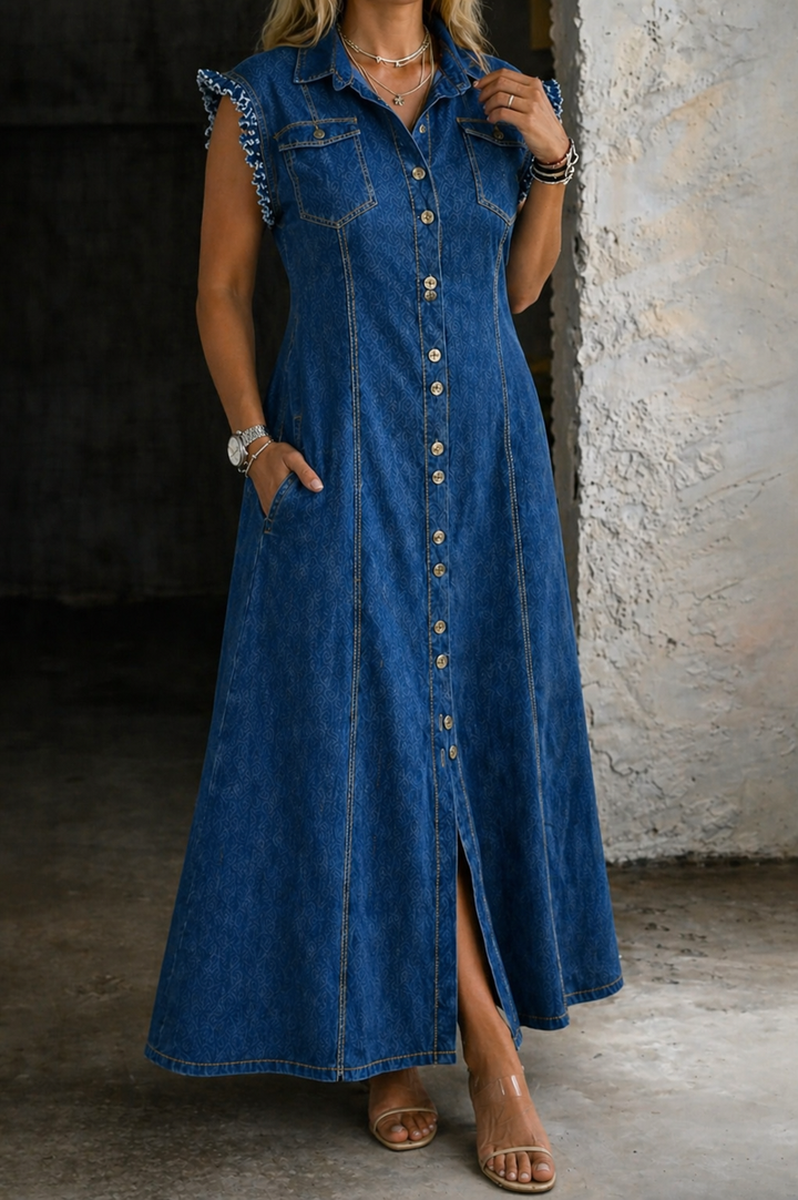 Liora | Plus Size Denimkleid