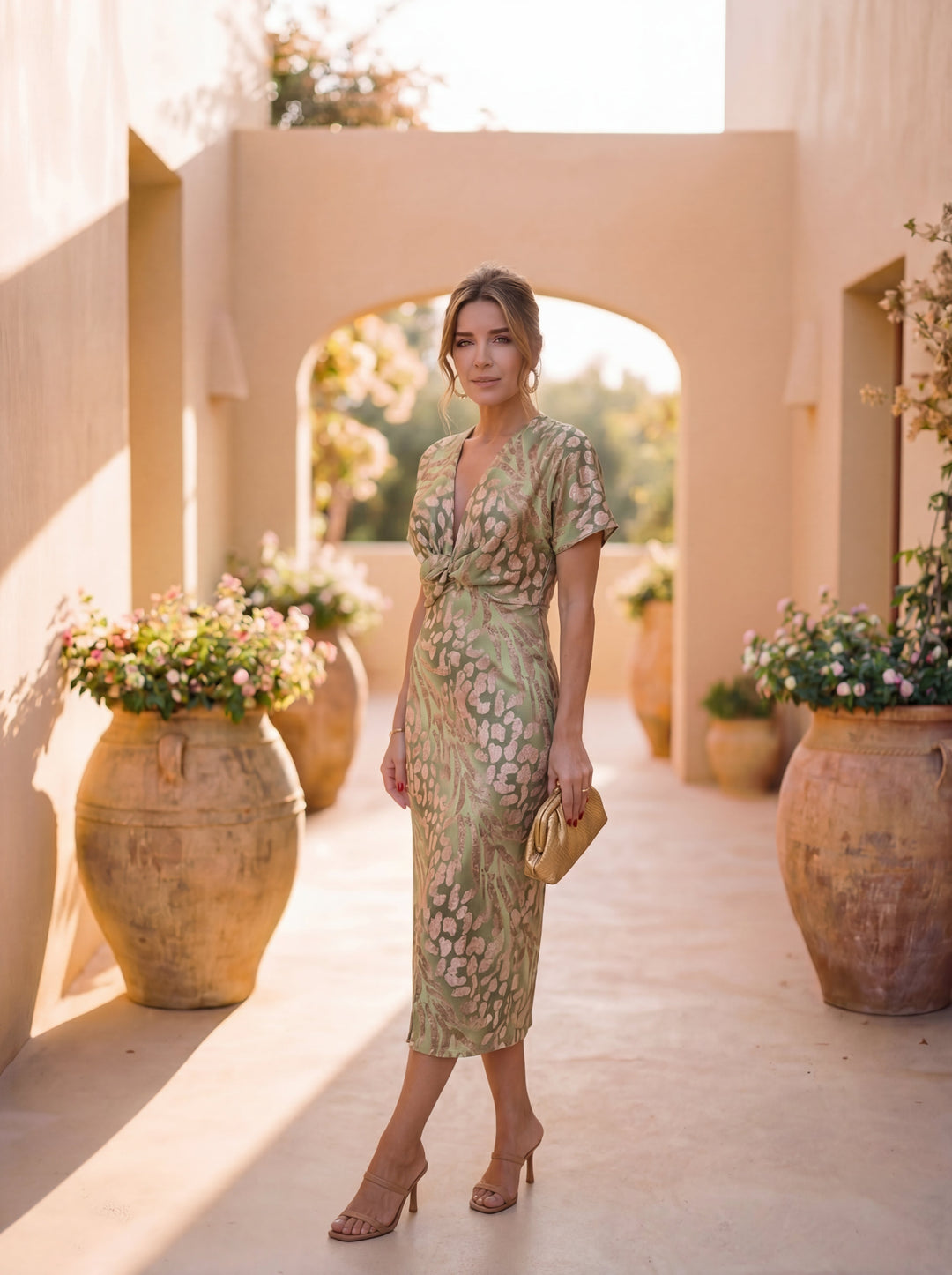 VILANA | Elegantes Midi-Kleid