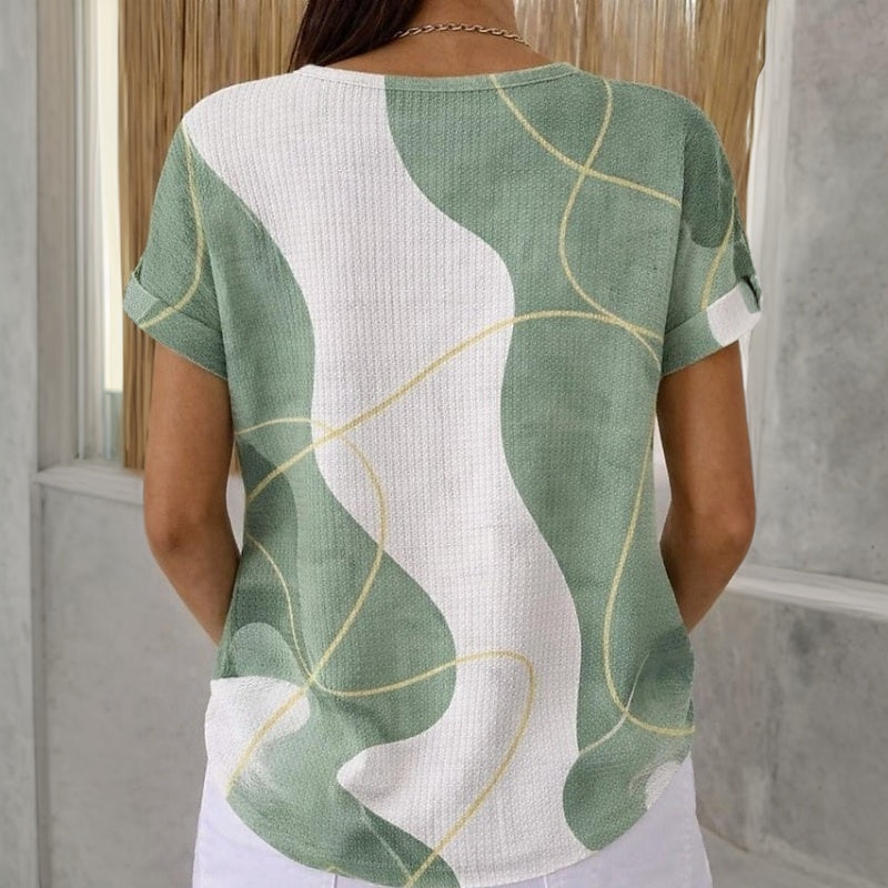 Anaïs™ | Lässige Bluse mit Farbblöcken