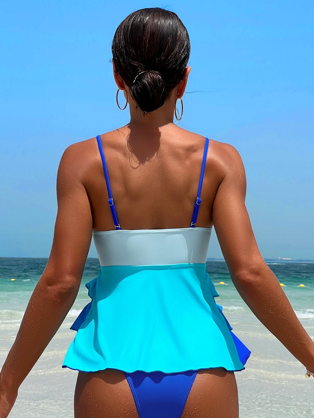 Tankini Ondina Modellierend – Badeanzug mit Rüschen