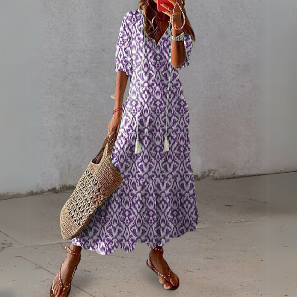 Paisley™ Schickes Boho-Midi-Kleid