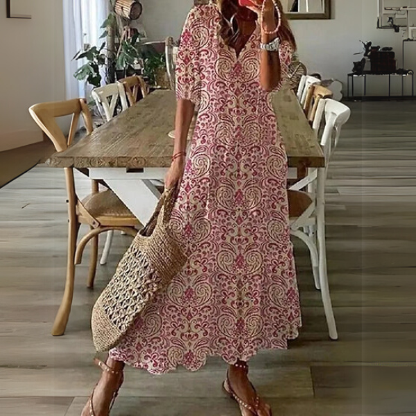 Paisley™ Schickes Boho-Midi-Kleid