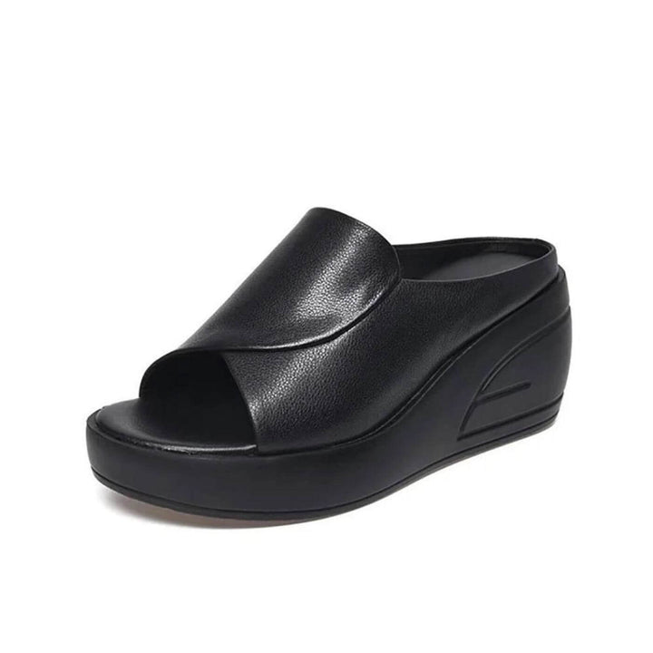 Orthopädische Slip-On Keilsandalen