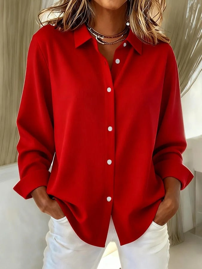 Aurelie | Elegante Knopf Bluse