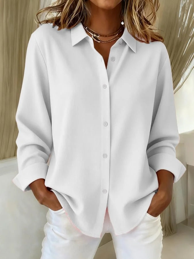 Aurelie | Elegante Knopf Bluse