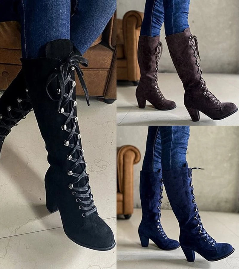 Asmita™ Schnürstiefel Aus Kunstleder