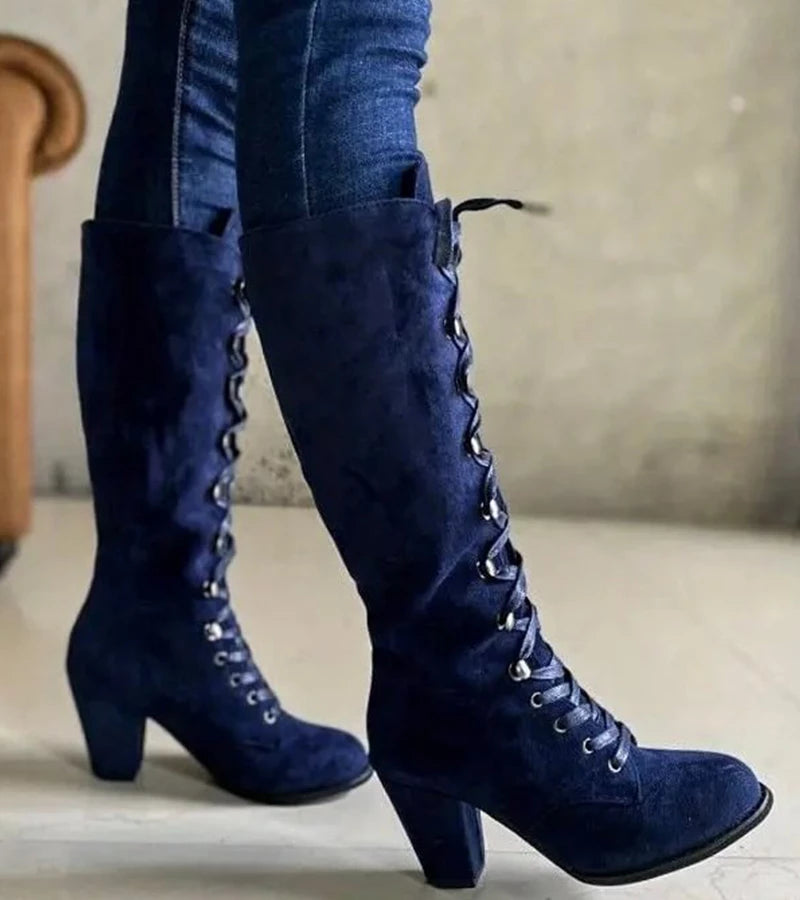 Asmita™ Schnürstiefel Aus Kunstleder