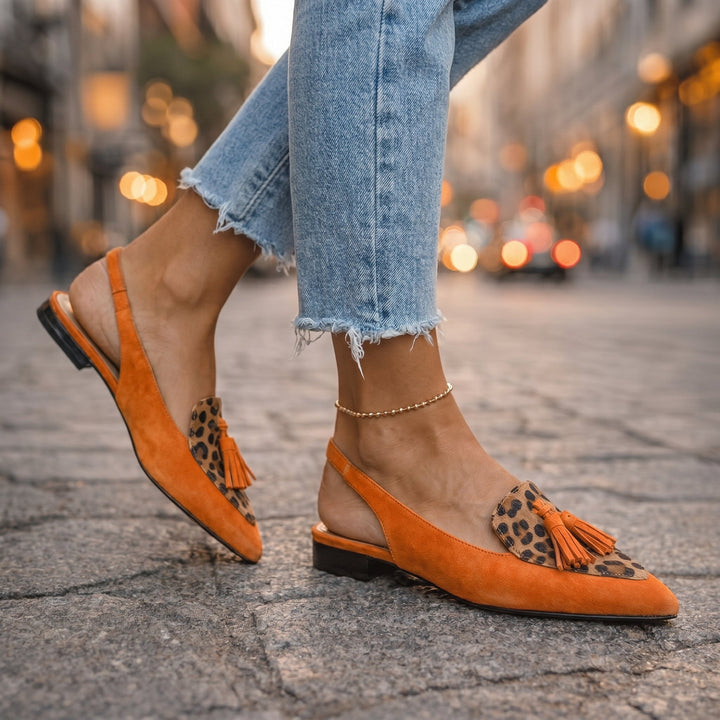 Lorena | Zweifarbige Mules