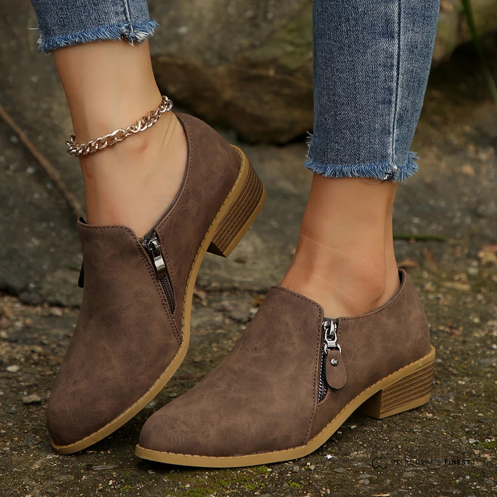 Eleanor™ Orthopädische Reißverschluss-Stiefeletten