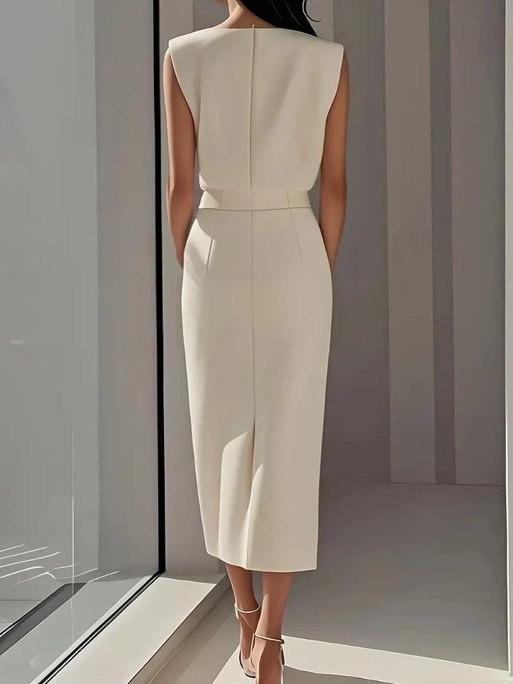 Dalia | Midi-Kleid mit Seitenschlitz