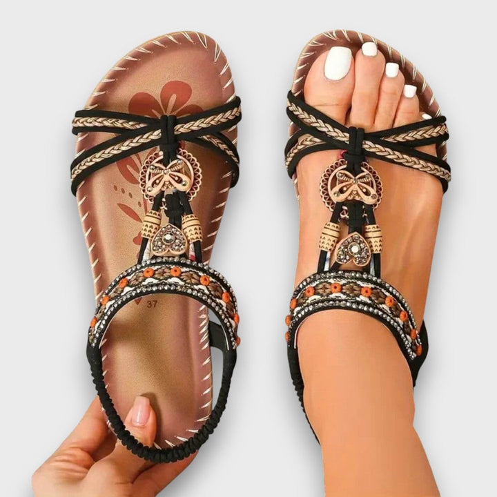 Arlena | Boho-Sandalen mit orthopädischem Komfort